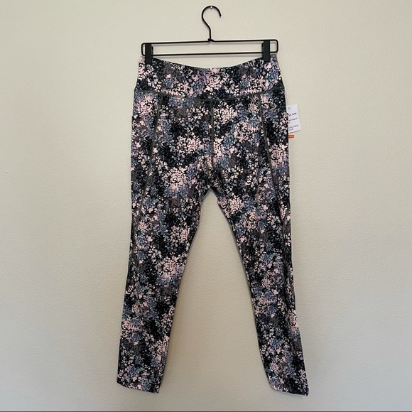 Jockey Pants - NWT jockey golden hour print 7/8th leggings with pockets sz.L